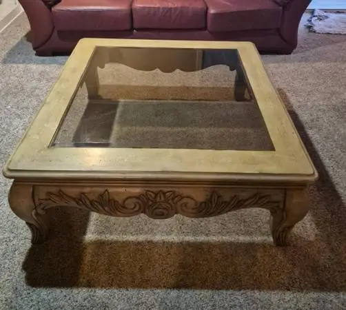 Coffee Table - Glass Top