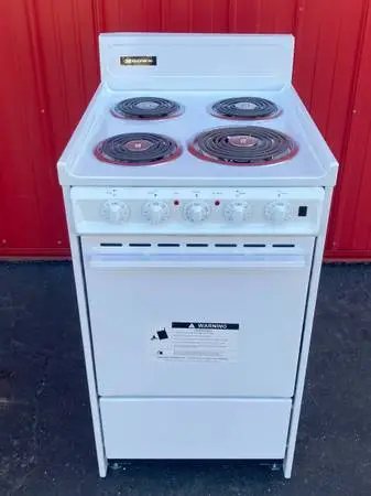 New or Used 20 inch or 24 inch Electric Ranges/Stoves