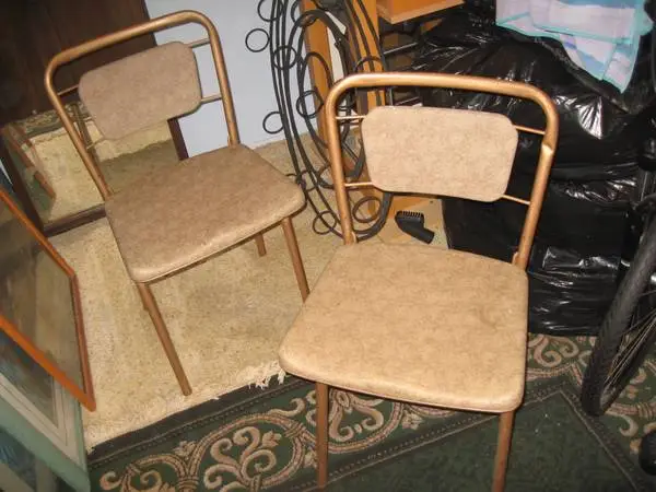 5- Vintage Cosco Hamilton Stylaire Chairs-Foldable