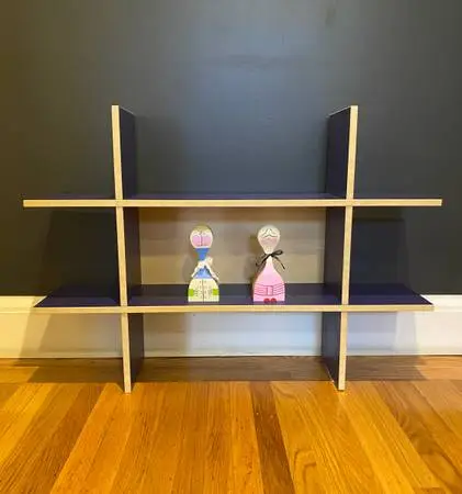 Vintage 90s Ikea IKEA ROBIN Wall Hanging and Floor Standing Shelf Shelving Unit