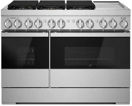 *Open Box* JennAir 48” Dual Fuel Range – 6 Burners/Griddle – NOIR