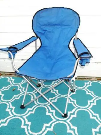CHAIR Portable Chicago Cubs Baseball Folding Camping Lawn Seat w Case
