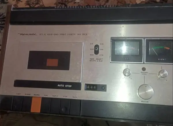 Realistic Cassette Tape Deck SCT-SC