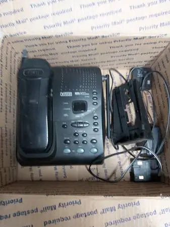 Cordless 2 Phone system 2 handset phone AT&T 17928 2 Line Corde