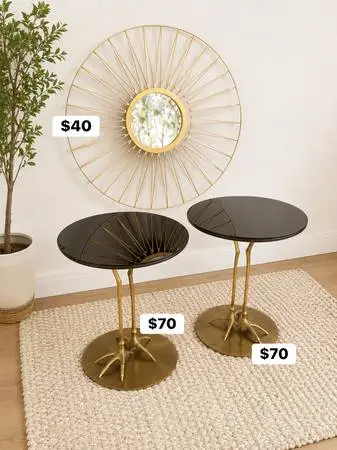 “Surreal ‘Bird Leg’ Side Tables