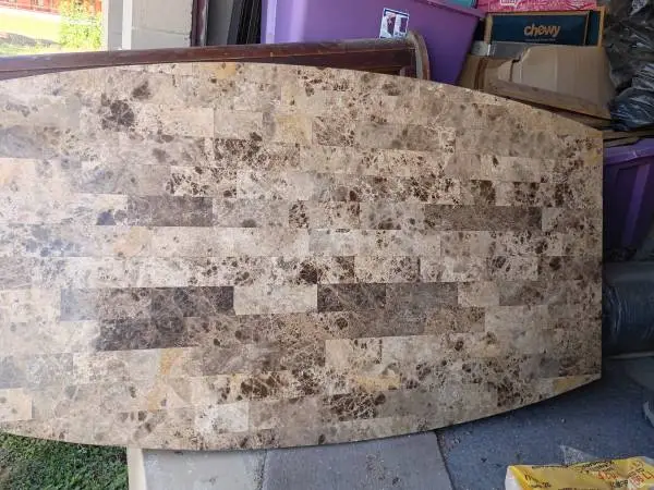 Marble table