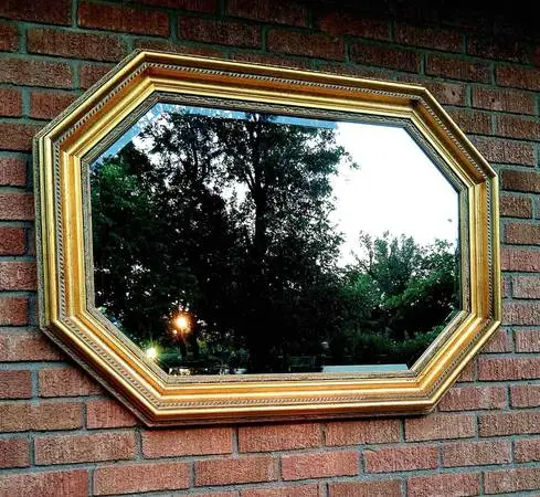Vintage Gold Gilt Venetian Wall Mirror