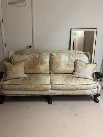 Designers total suede couch in North Scottsdale