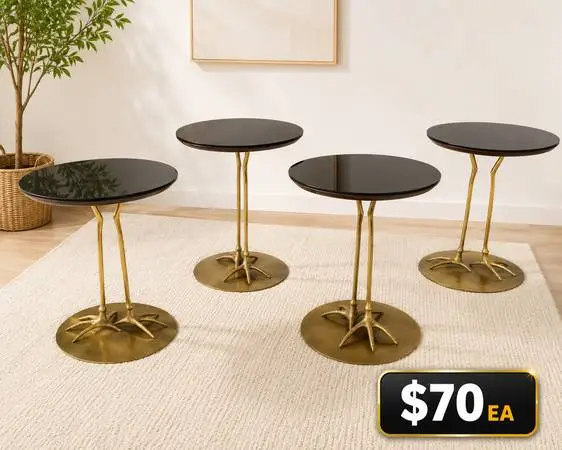 “Surreal ‘Bird Leg’ Side Tables