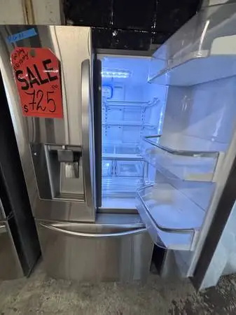LG stainless steel french doors fridge working perfect with warranty