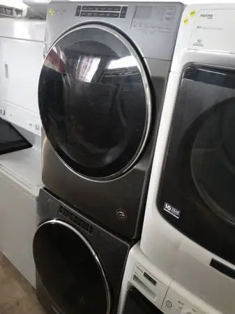 ★Whirlpool gray stackable front load washer and dryer set