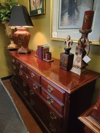 Lexington Chippendale Cherry Dresser-64L