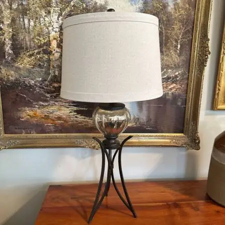 Uttermost Cebrario Mercury Glass Lamps - Pair - 16X33H