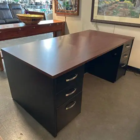 Salt Creek Maverick 6 Drawer Desk- 72X36X29H