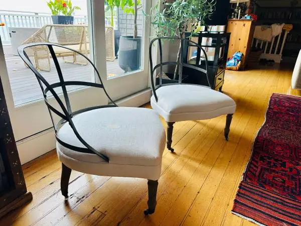 2 Restoration Hardware Accent Chairs