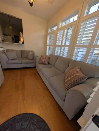 Sofa & Loveseat Set (Taupe)