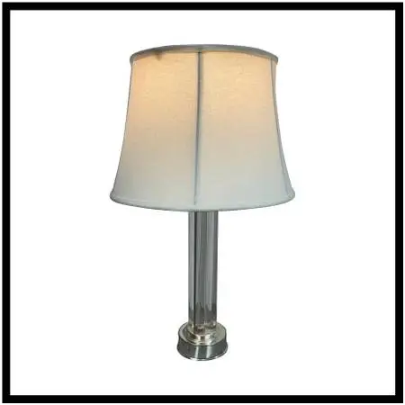 Restoration Hardware Glass Column Table Lamp