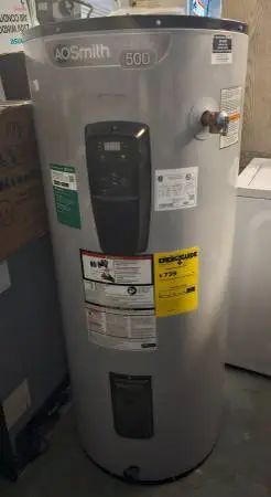 A.O. SMITH SIGNATURE ELECTRIC WATER HEATER.....55 GALLON...NEW.....
