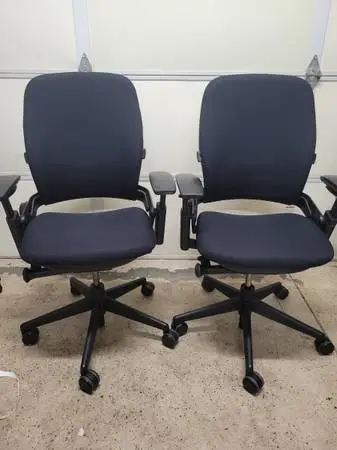 Steelcase Leap V2 Ergonomic Computer Desk Office Chair, EXCELLENT
