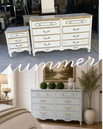 Before and after dresser