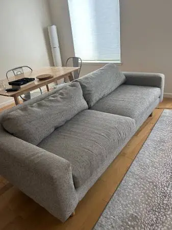 West Elm Eddy 82 Sofa - Pearl Gray (retails $1,199+) - free SF delivery