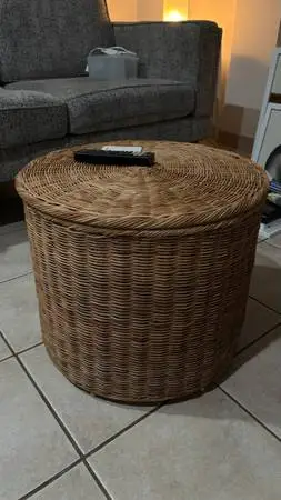 Ikea TOLKNING storage ottoman