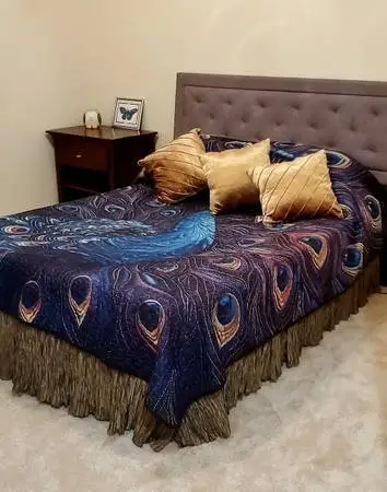 Headboard for full size bed, grey modern