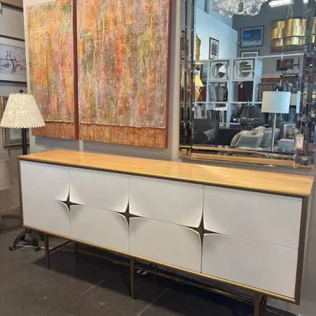 John Richard Parada Sideboard- 82X18X37H- AS IS