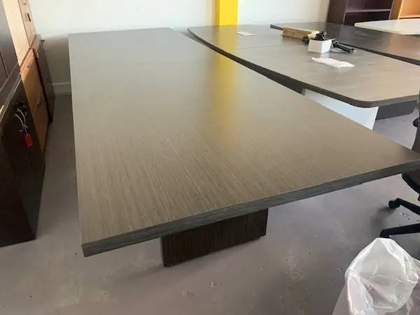 CONFERENCE TABLE RECTANGULAR 4X12 DARK GRAY USA MADE