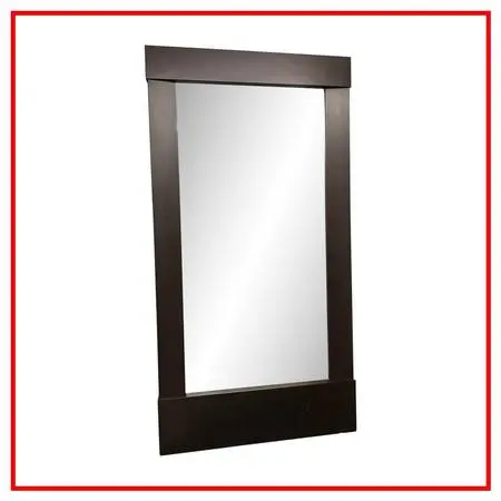Crate & Barrel Burnished Metal Floor Mirror