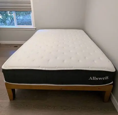 Full size mattress and bed frame