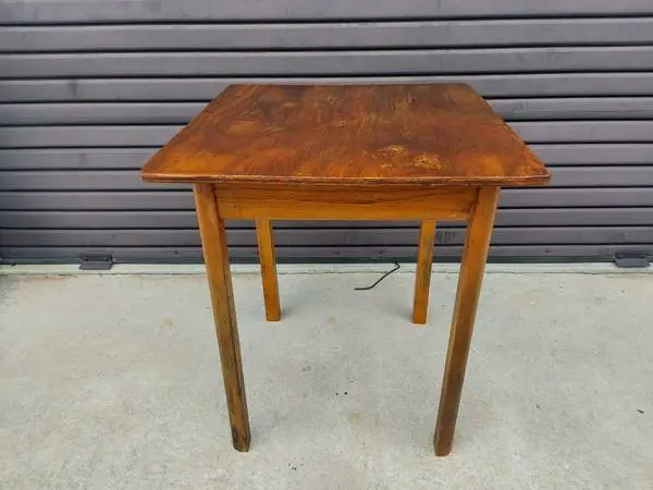 Vintage / Antique Square Primitive Work Table.
