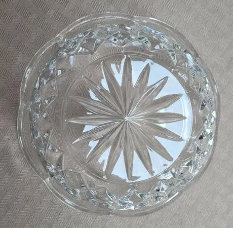 Gorham Crystal Scalloped Rim Bowl