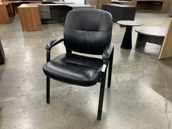 20 New Black PU Leather Office Guest Conference Chairs Reg$220/ea