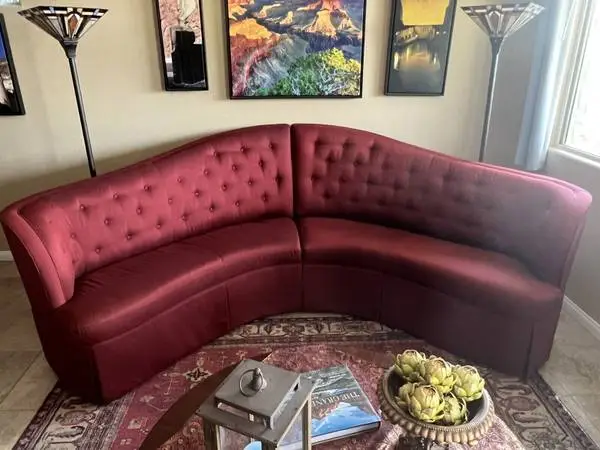 Thomasville Contessa Curved Corner Sofa
