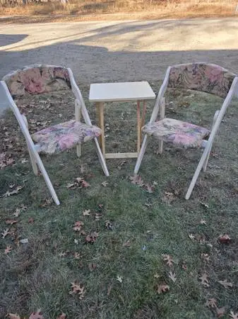 Folding Chair 3 piece Set