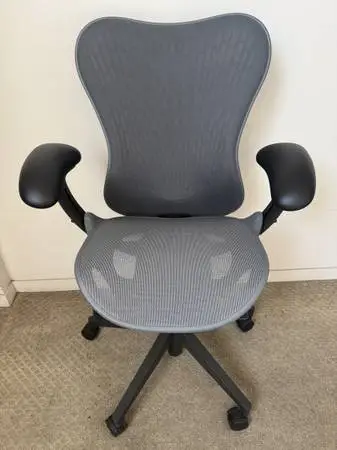(25) Herman Miller Mirra 2 Fully Adjustable Chairs. Black & Slate Grey