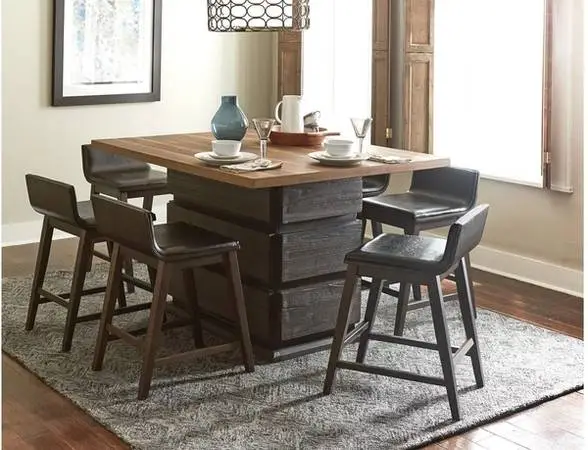Dining Table + 6 Chairs Set