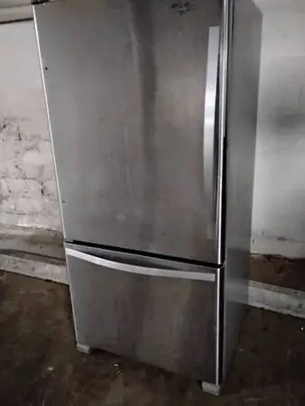 Garage refrigerator freezer