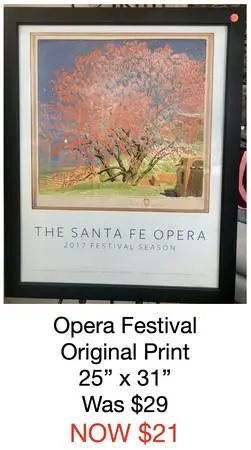 Original Opera Poster, and other Framed Art on Sale!!!!