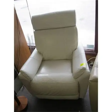 La Z Boy White Leather Rocker Recliners
