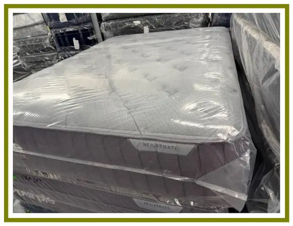 QUEEN SIZE PURPLE LUXE REJUVENATE MATTRESS & BOX SPRING BED SET