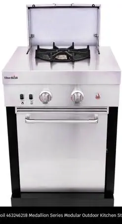 Char-Broil Medallion Outdoor Propane Gas Stove Top Stainless/Steel New
