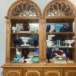 2 Piece Pine Hutch