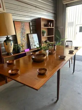 MASSIVE Mid Century Danish Teak Dining Table