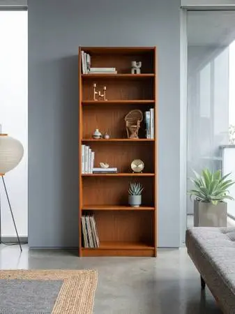 Danish Modern Mid Century Vintage Teak Bookcase – Made in Denmark