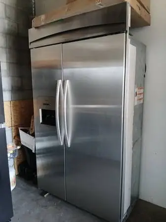 Thermador 48 stainless steel built-in refrigerator