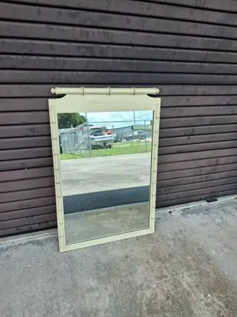 Vintage Faux Bamboo Classic Mirror.