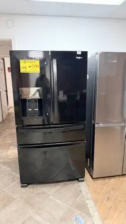 4 DOOR FRENCH DOOR FRIDGE BLACK TON IN STOCK