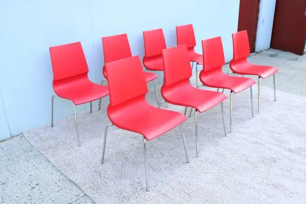 Italia Marco Maran for Maxdesign Ricciolina Dining Chairs - Set of 8